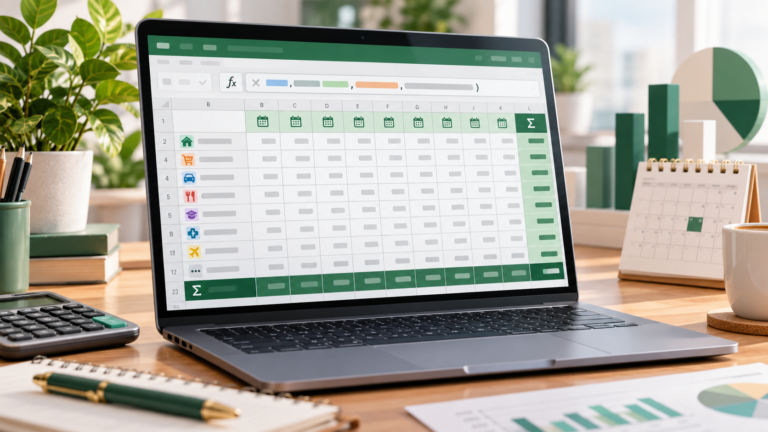 How to Sum by Category and Month in Excel (SUMIFS)
